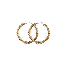 Load image into Gallery viewer, Large Gold Hoop Earrings
