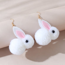 Load image into Gallery viewer, White Bunny earrings - Splendid Concepts